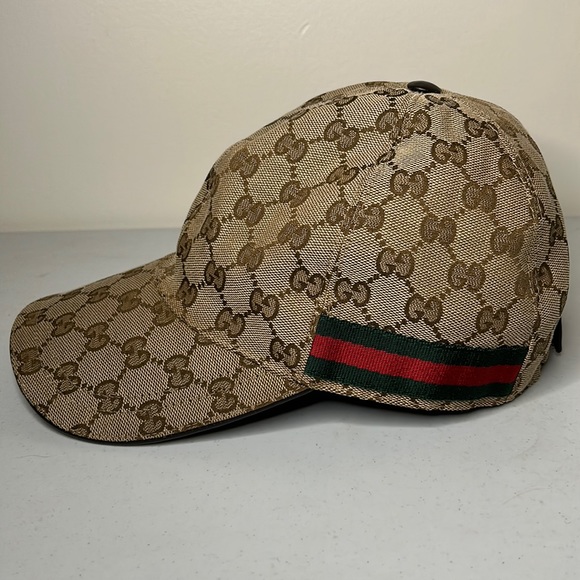 Gucci Accessories - Gucci Original GG Canvas Baseball Hat With Web Authentic